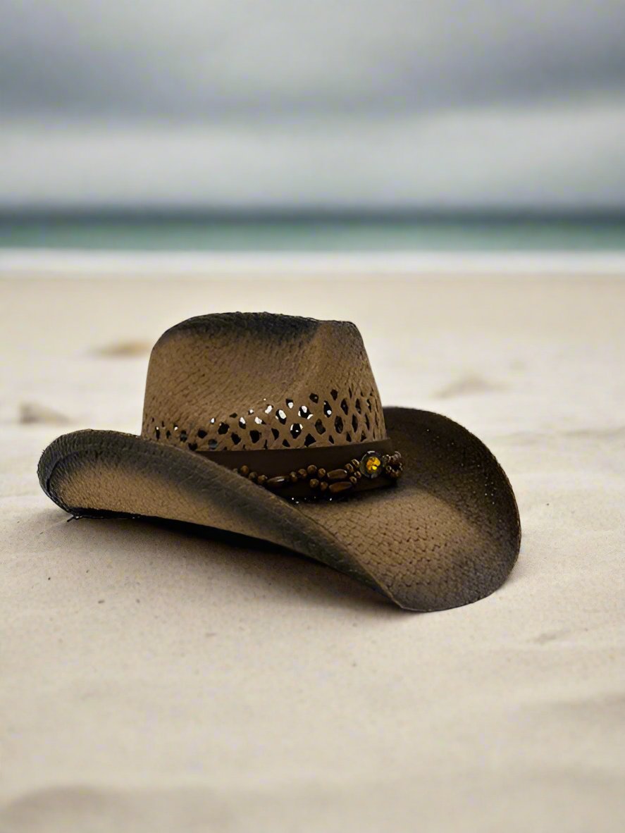 Women's Straw Hat Cowboy Shape