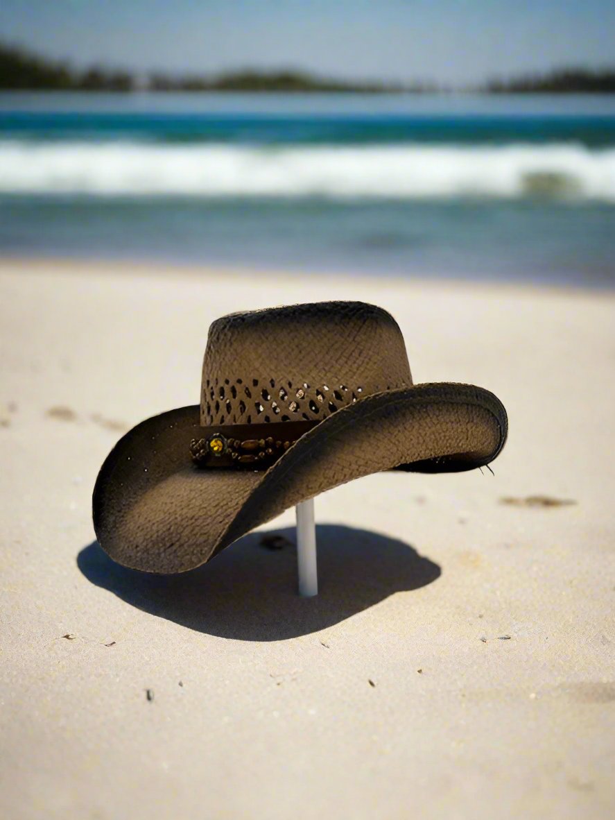 Women's Straw Hat Cowboy Shape
