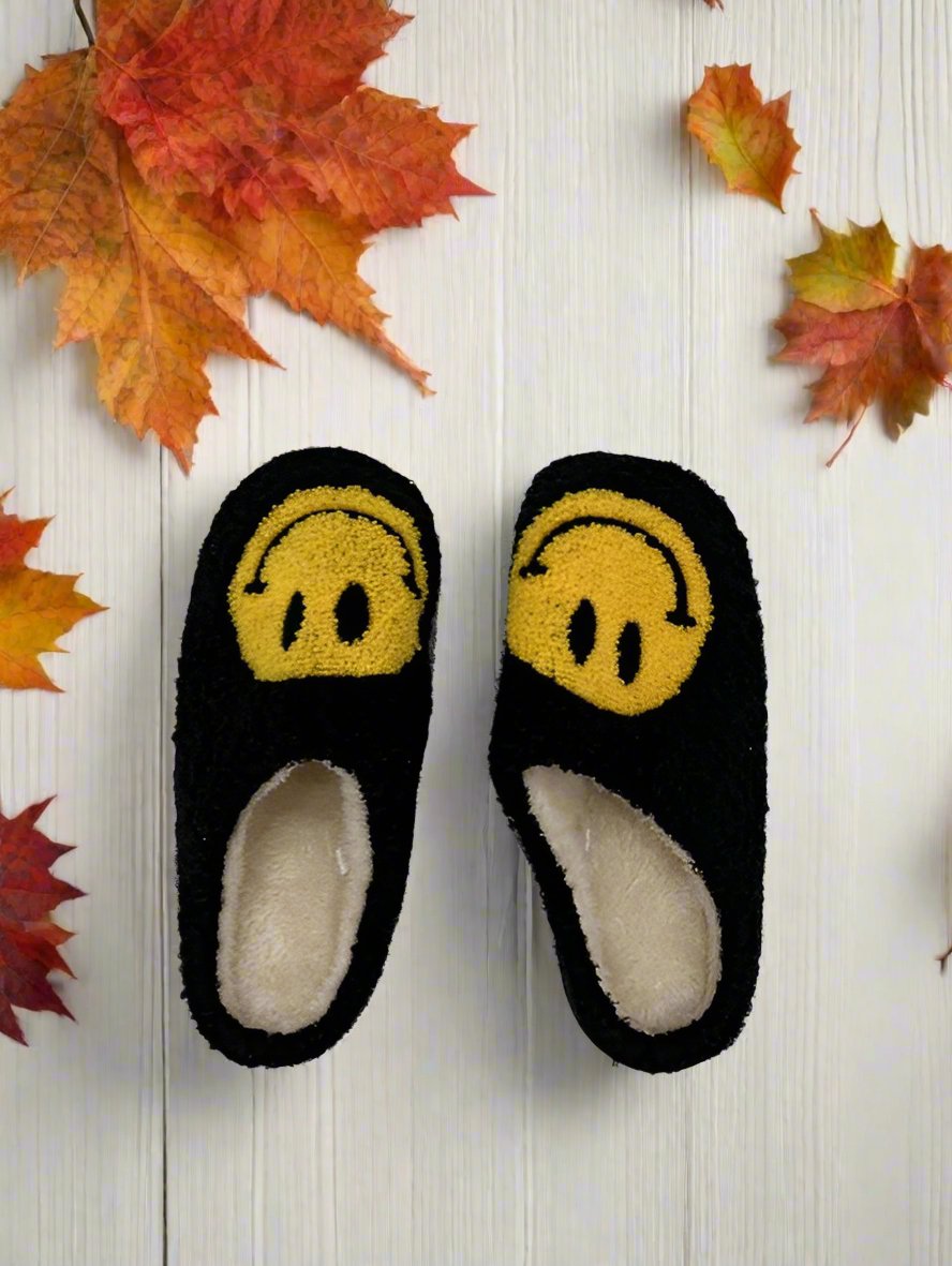 Ladies Slippers with Smile Design