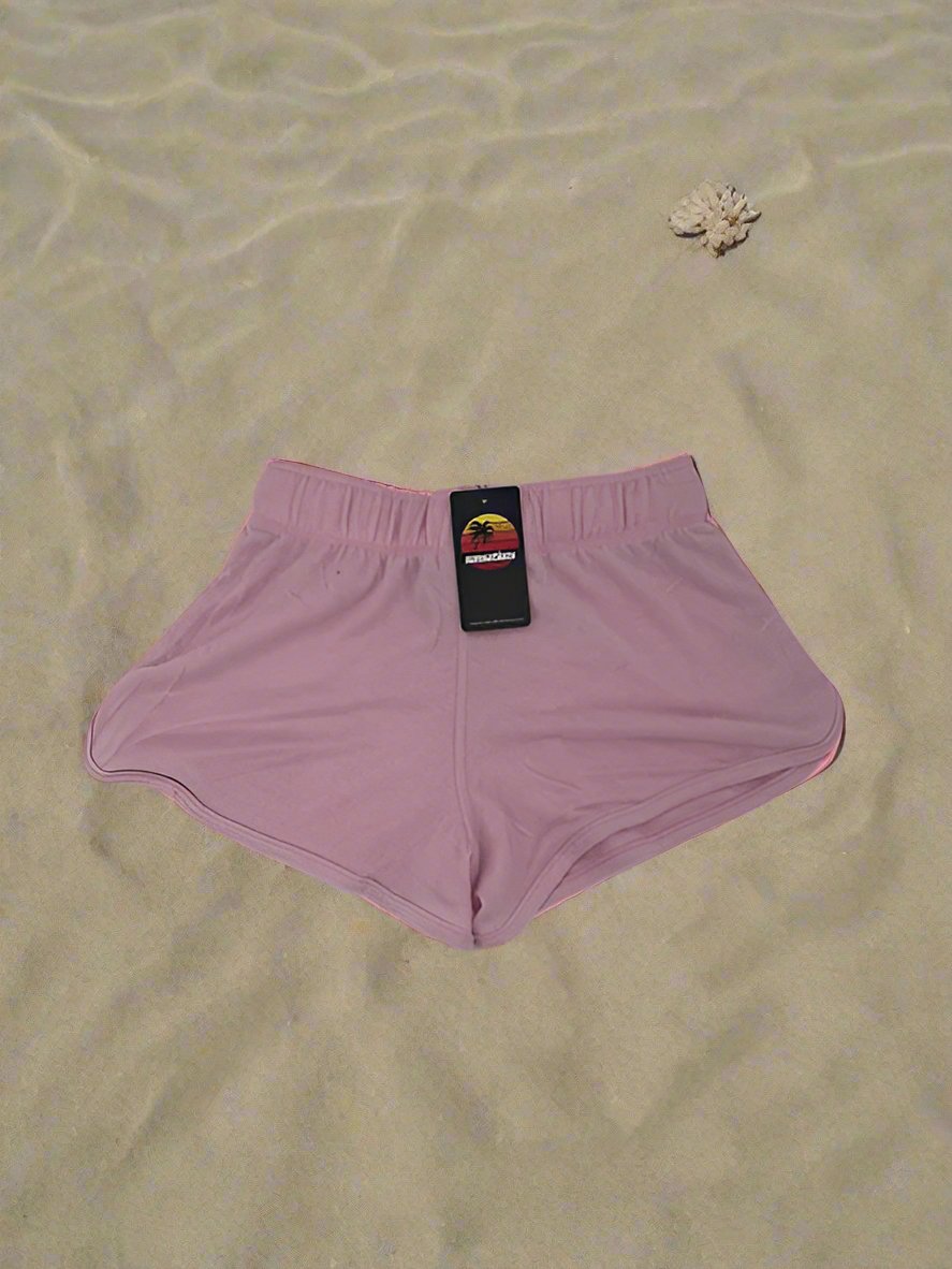 Ladies Soft Fleece Shorts Virginia Beach Print
