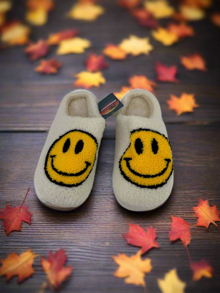 Ladies Slippers with Smile Design