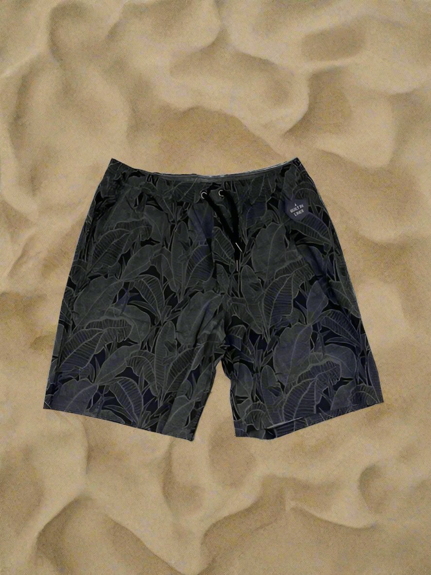 Four Way Stretch With Liner - Leaf Design