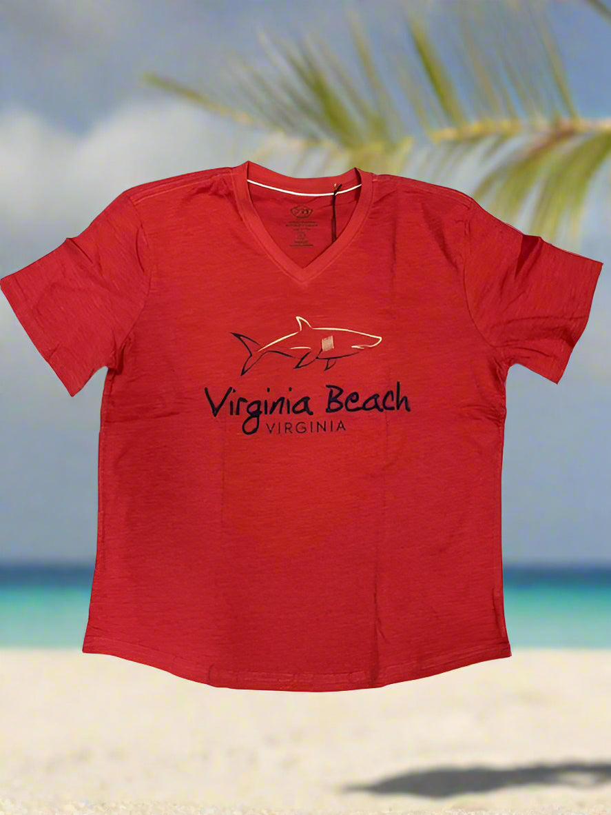 Adult V-Neck - Shark Design