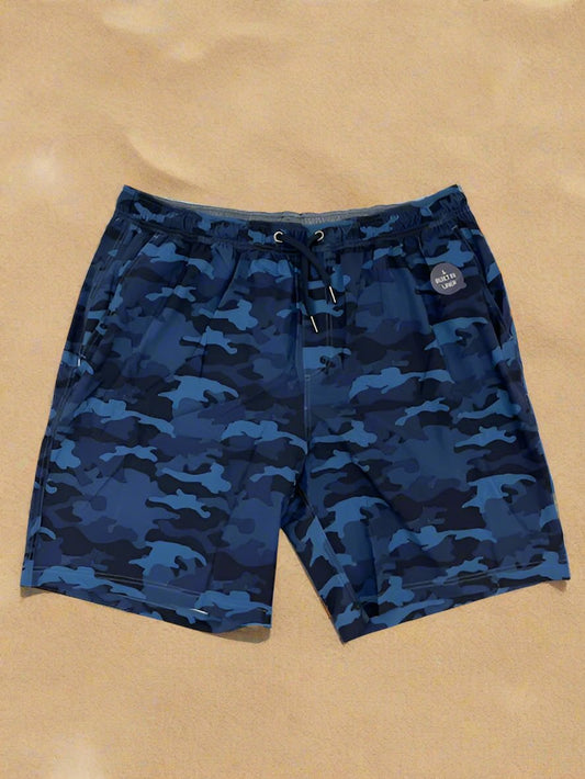 4 Way Stretch with Liner Navy Blue Camo