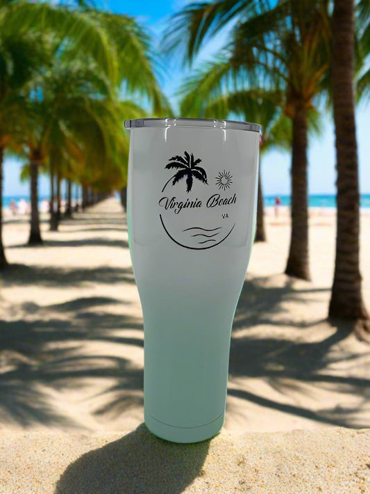 40 oz. Thermal Mug Palm Tree